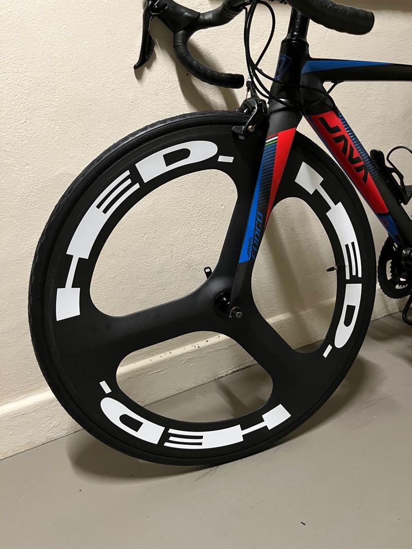 Tri spoke road bike on sale wheels