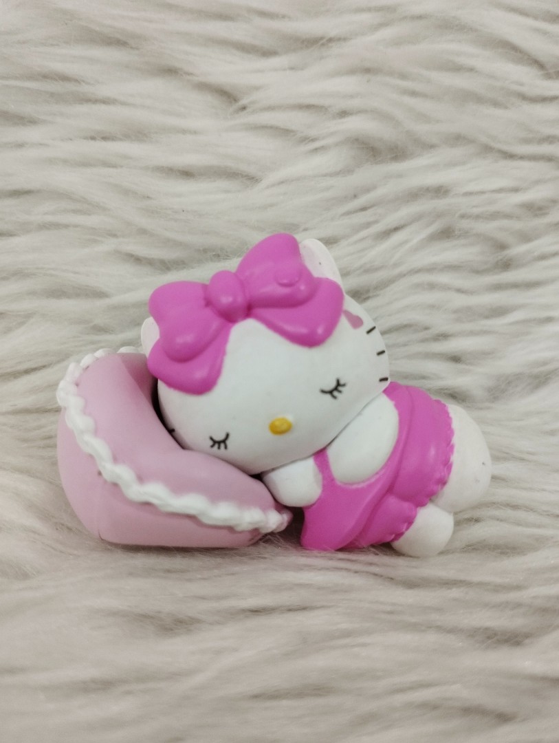 Hello Kitty Sanrio Sleeping Figure, Hobbies & Toys, Toys & Games on