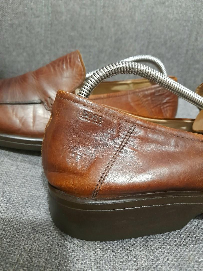 HUGO BOSS Loafers (Category: Casual Shoes) located in Quezon City. Submitted by dashfaster (Listing ID 1173093058, Image 3). Description: Guaranteed authentic Soft leather upper Rubber outsole US8 M.