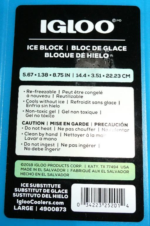 Igloo Corporation 25201 Maxcold, Large, Ice Block