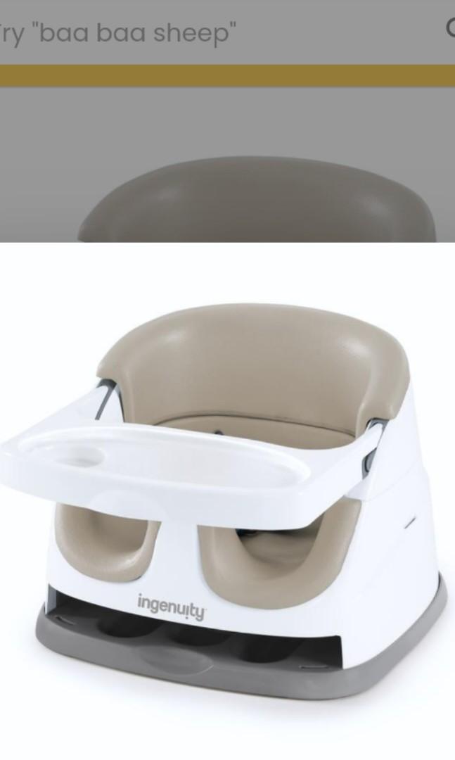 Ingenuity booster feeding seat on sale