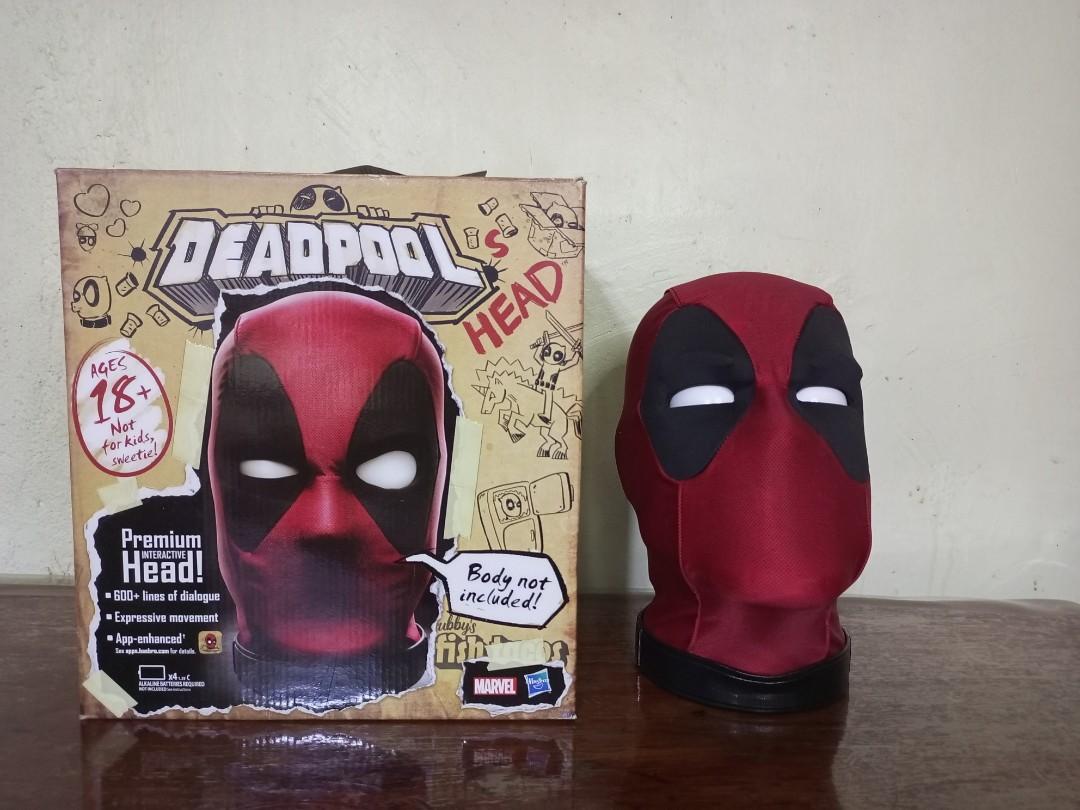 Interactive Deadpool head, Hobbies & Toys, Toys & Games on Carousell