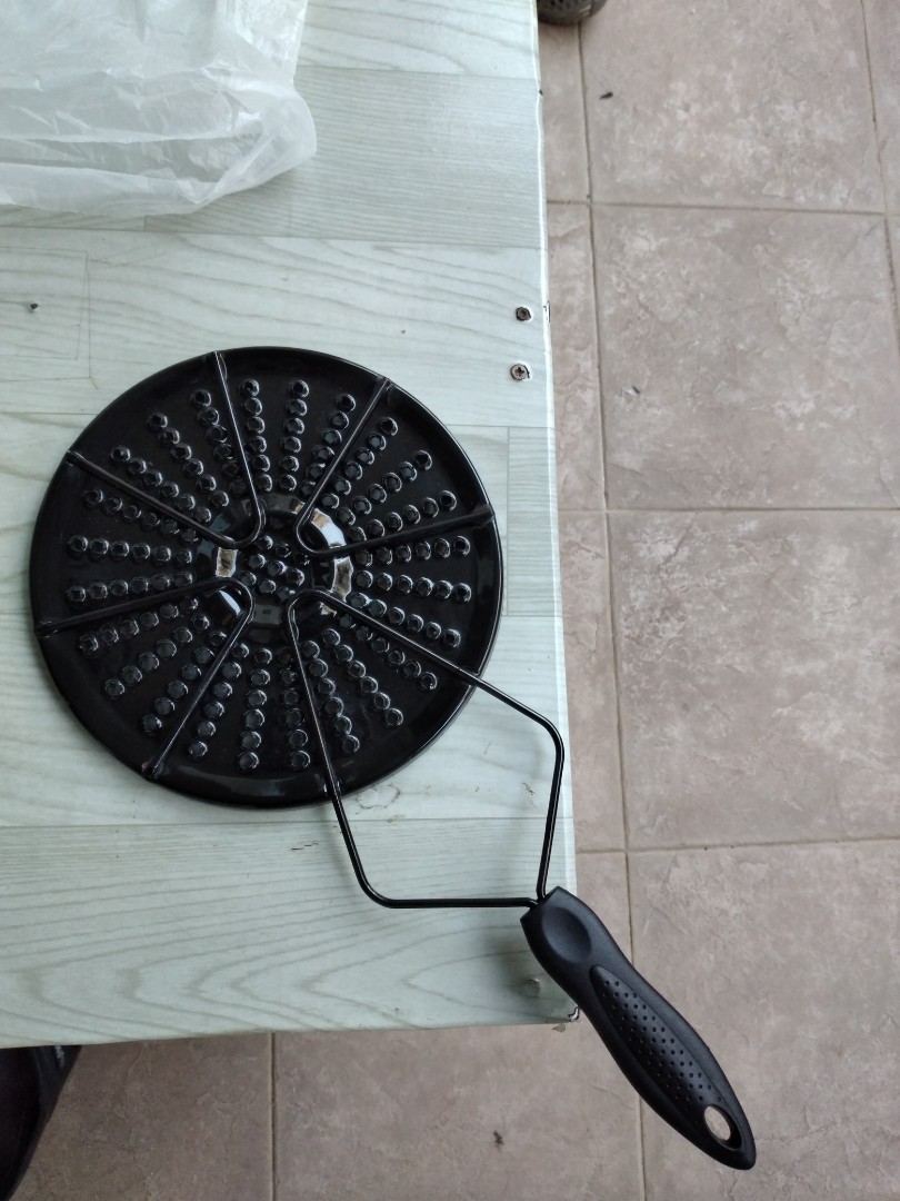 Enamel coated Heat distribution plate for gas stove, TV & Home