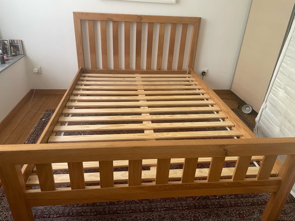 John Lewis Double Bed Size, Hardwood Bed Frame., Furniture & Home