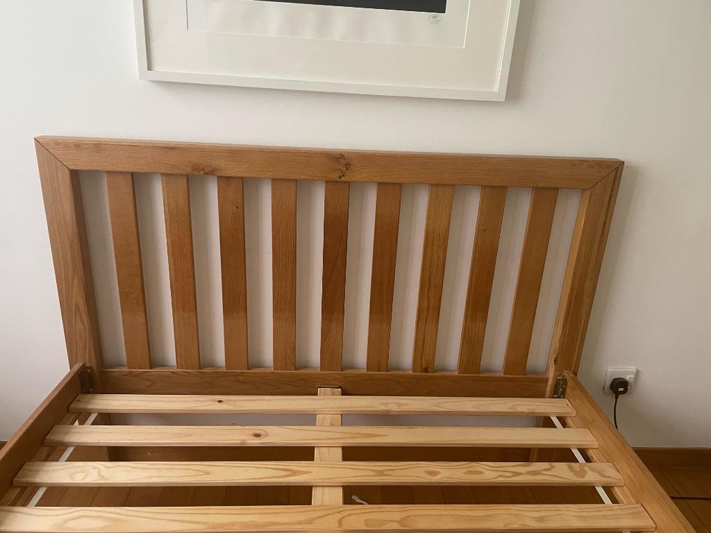 John Lewis Double Bed Size, Hardwood Bed Frame., Furniture & Home