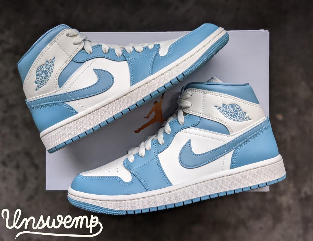 Jordan 1 mid unc sales