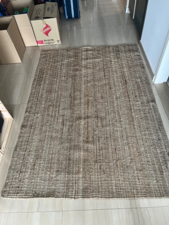 Jute mat IKEA, Furniture & Home Living, Home Decor, Carpets, Mats & Flooring on Carousell