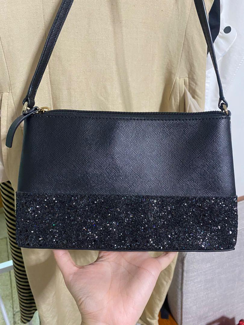 Kate Spade Greta Court Ramey Glitter Small Crossbody