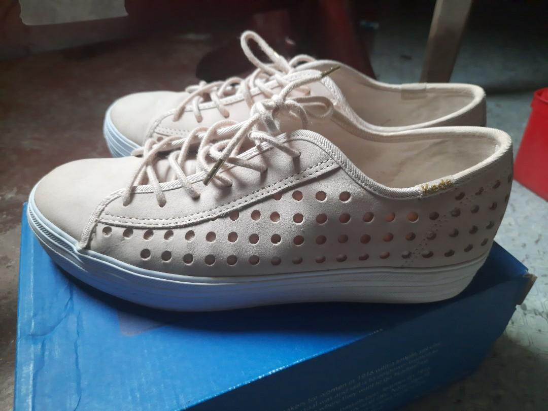 Keds triple sale kick perf leather