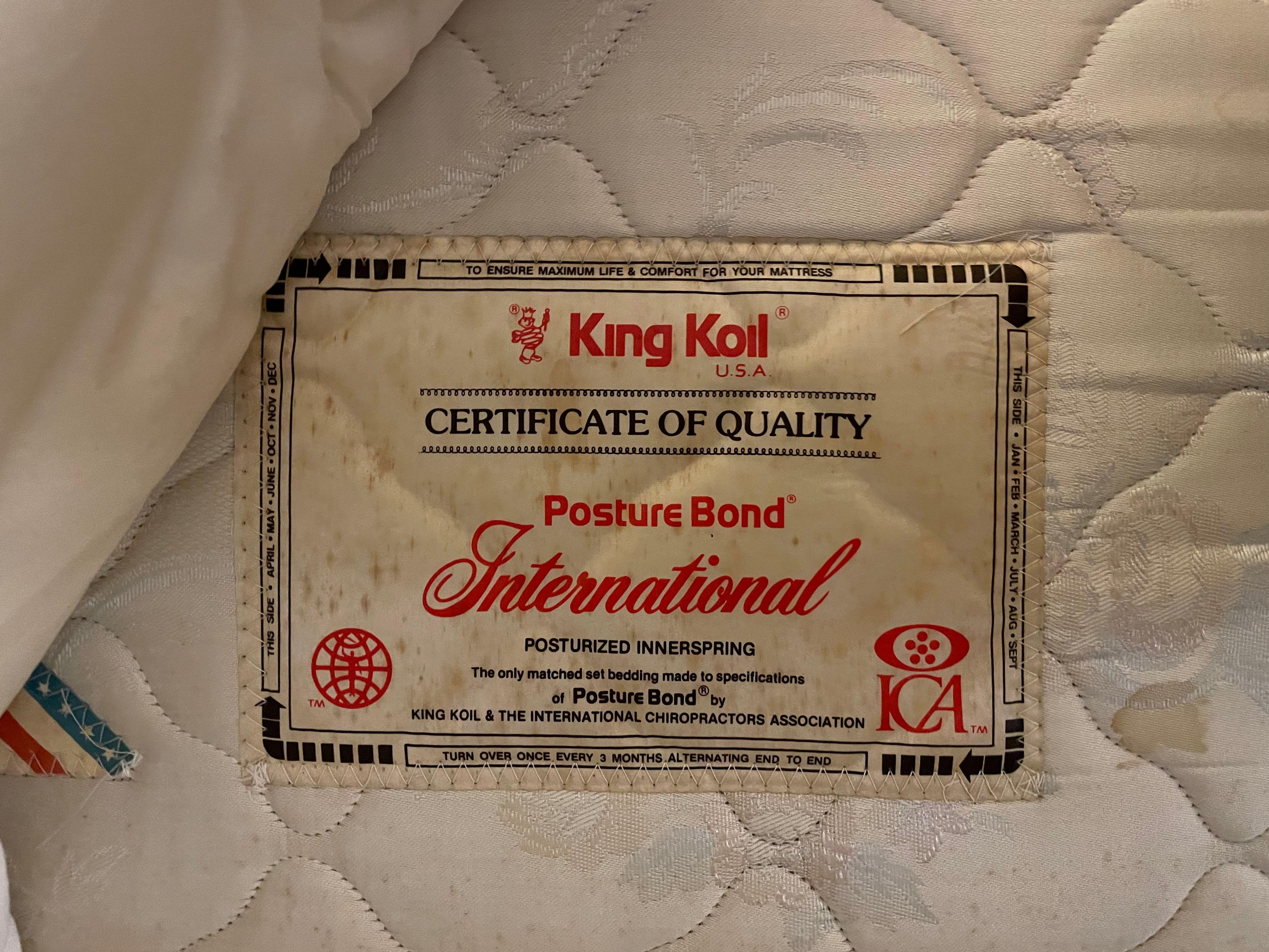 king koil posture bond mattress near 16823