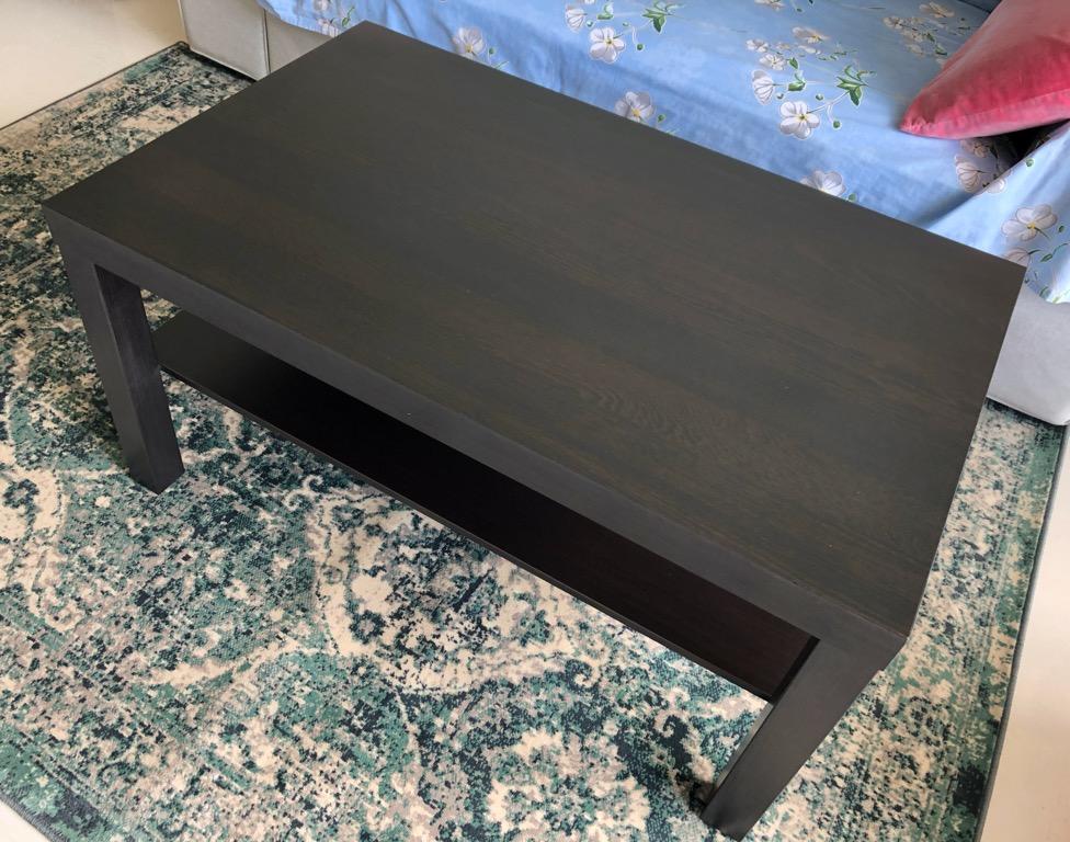 Ikea black sale brown coffee table