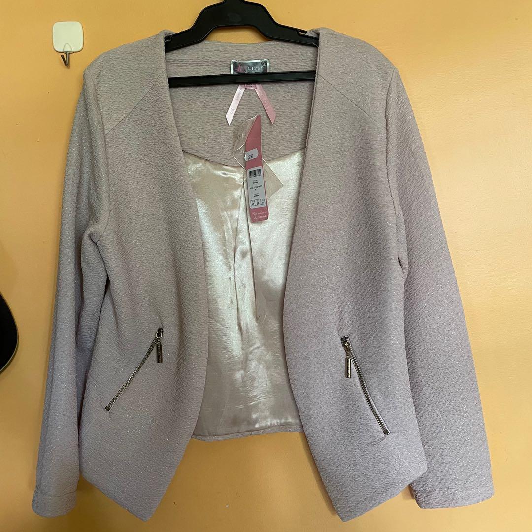 Brand new Lipsy London Nude Jacket blazer Women s Fashion Coats