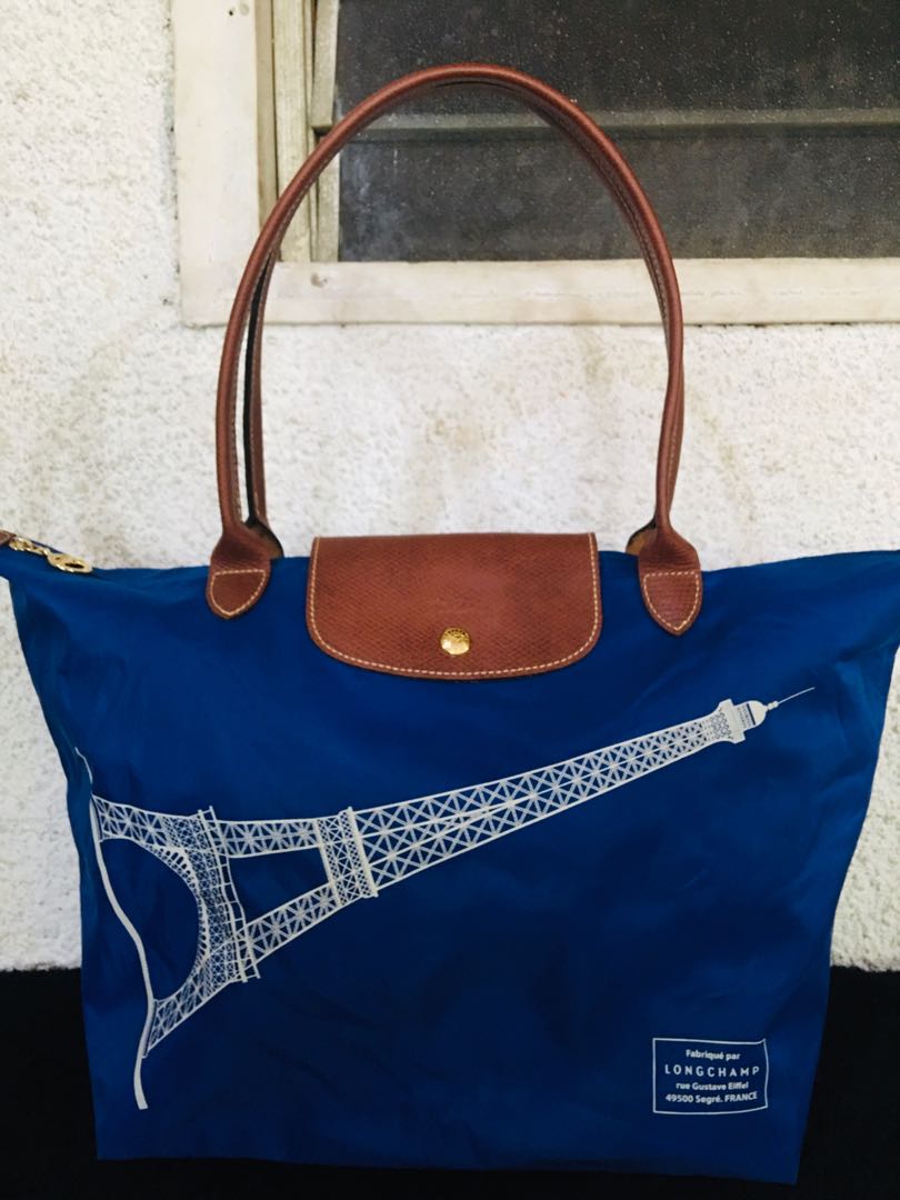 Longchamp bag with eiffel tower outlet design