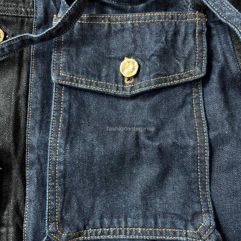 Louis Vuitton Karakoram Denim Jacket, Black, 52