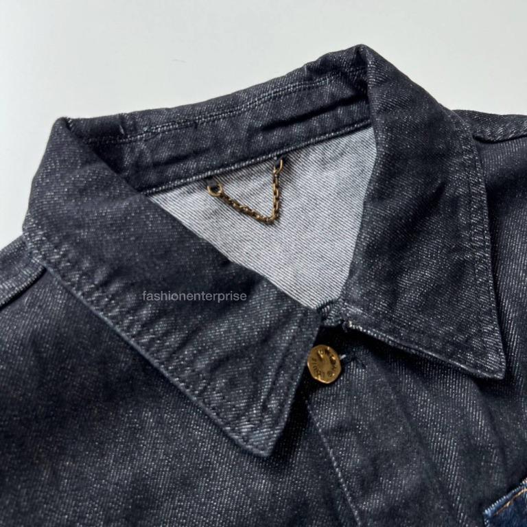 Louis Vuitton Karakoram Denim Jacket BLACK. Size 46