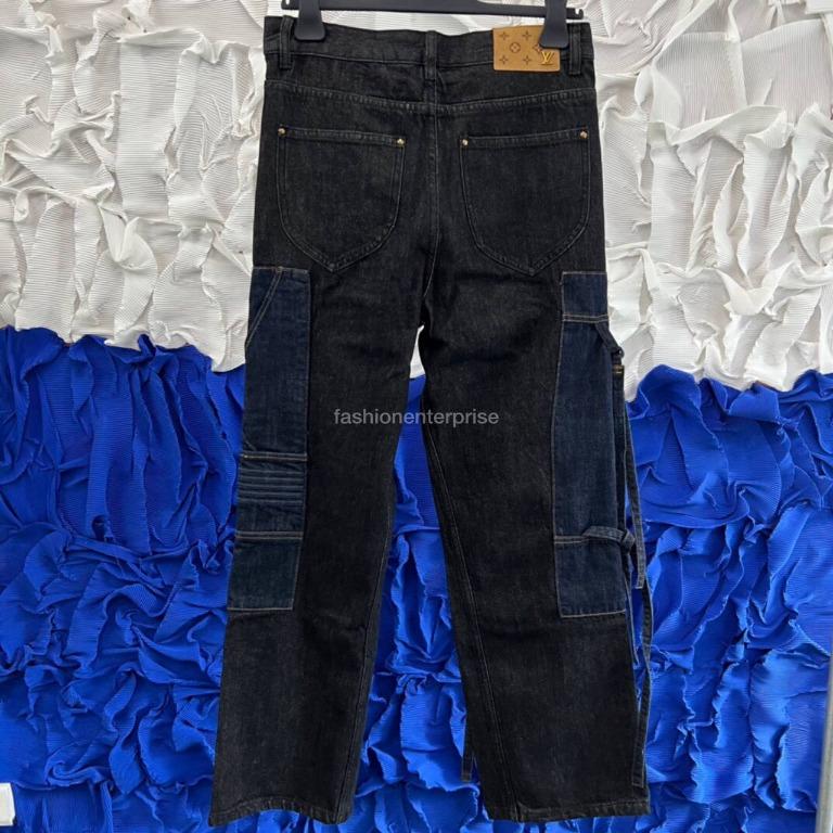 Shop Louis Vuitton 2022-23FW Karakoram Denim Pants (1AA4NJ) by