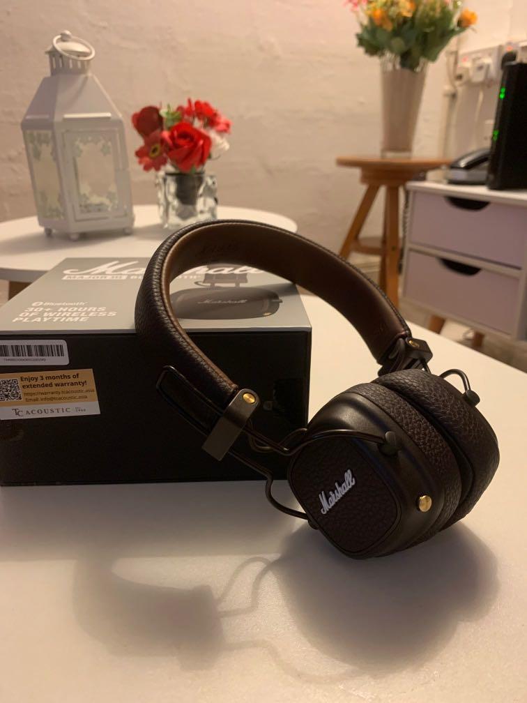 Marshall Major 3 bluetooth (brown 