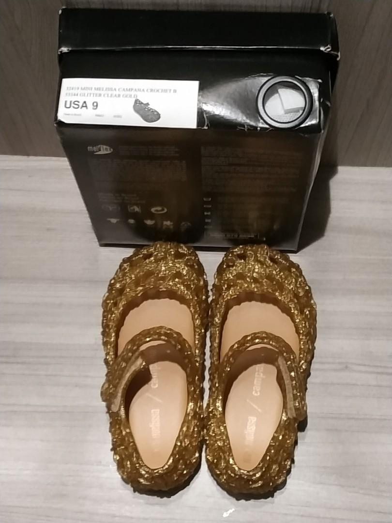 Mini Melissa Campana Crochet Glitter US09, Babies Kids, Babies