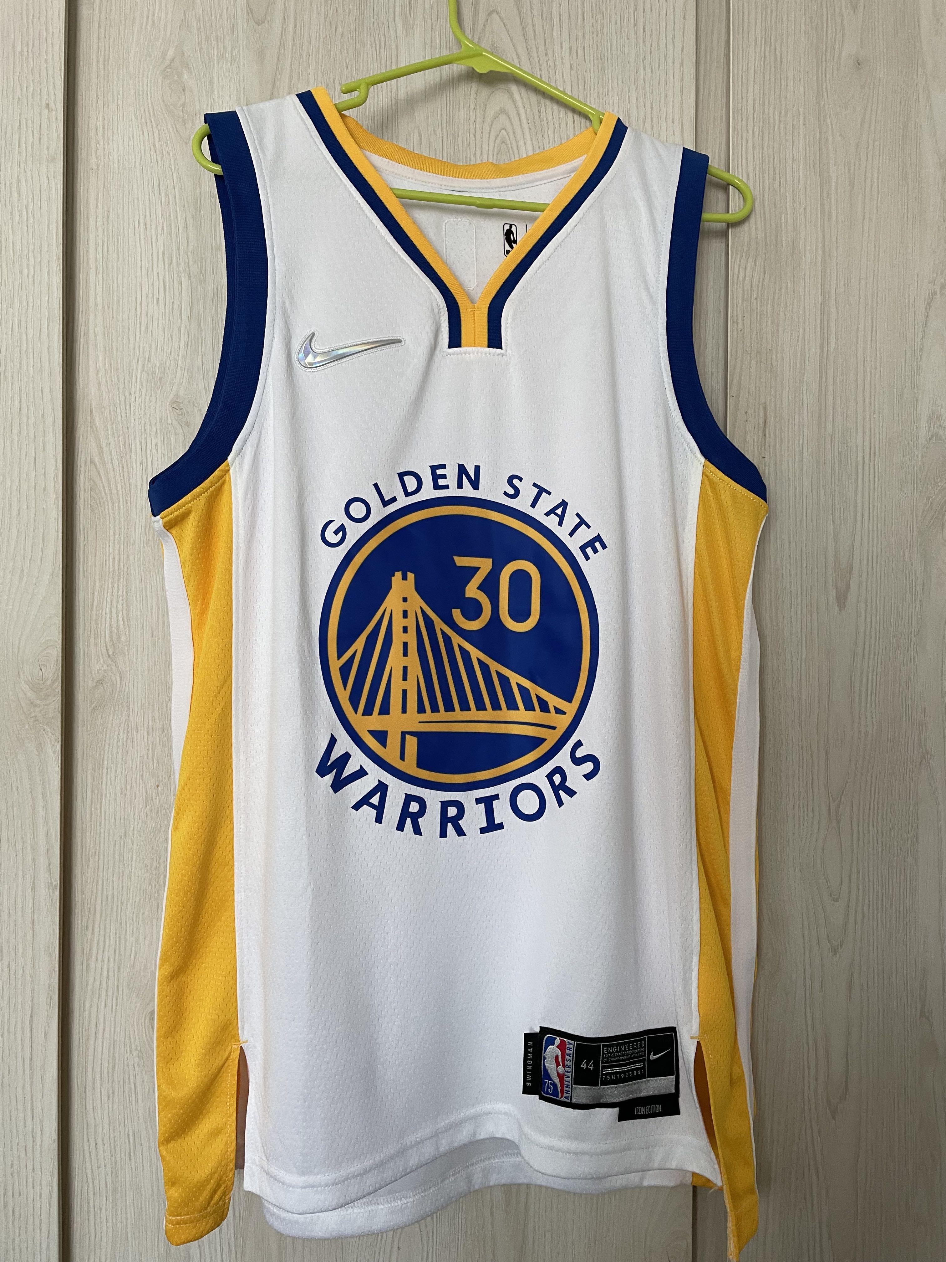 Nike Mens Stephen Curry Warriors Icon Edition 2020 Jersey