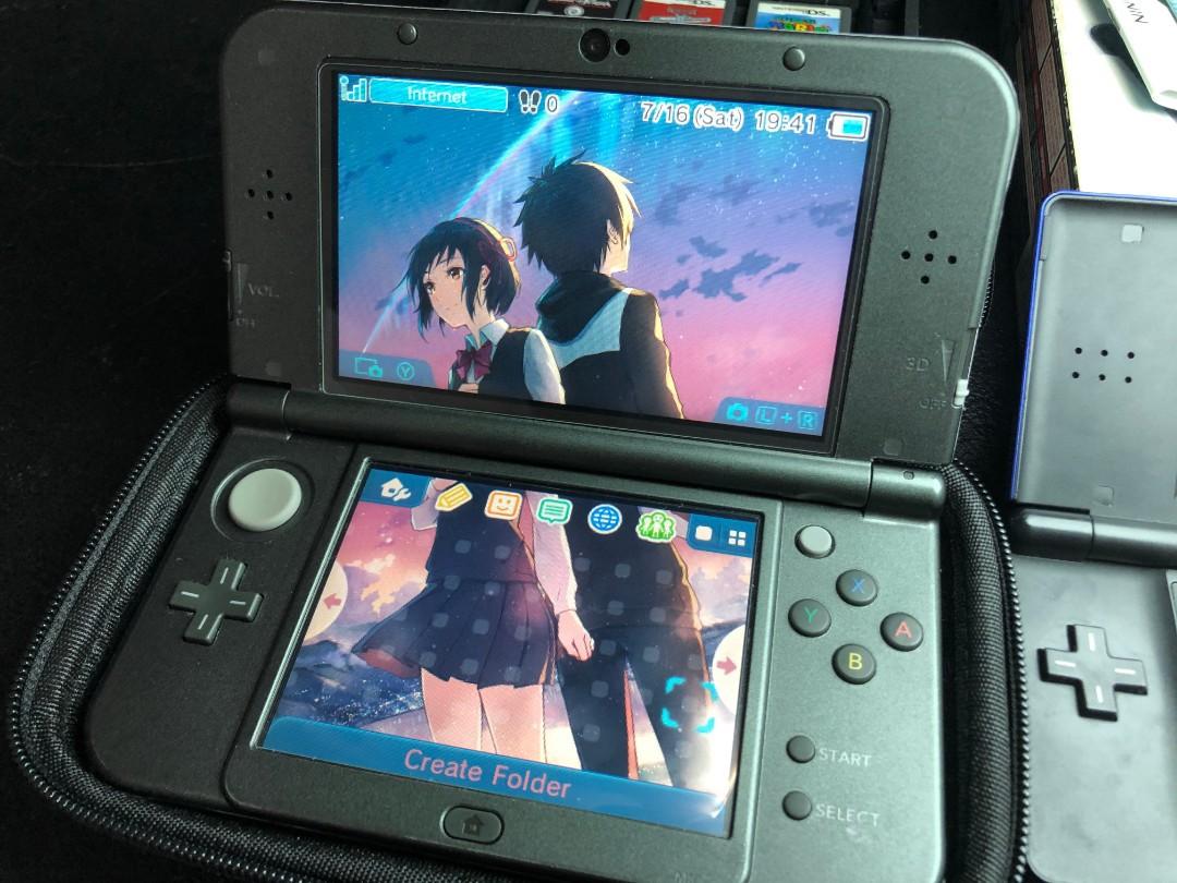 New Nintendo 3DS XL Hyrule Edition (CFW, DUAL IPS with Customize Skin