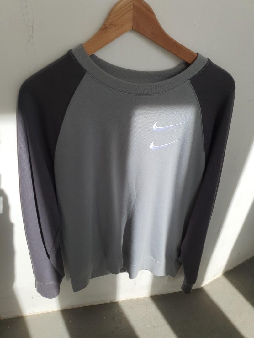 double swoosh crew neck