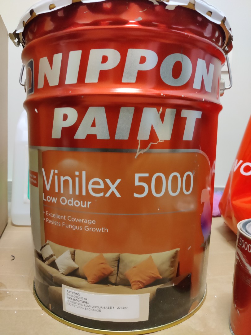 Nippon Paint Vinilex 5000 5035 Solitude, Furniture & Home Living