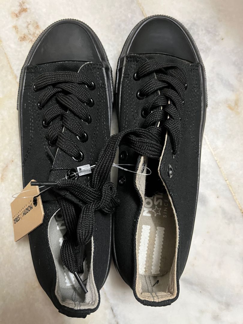 north star black shoes