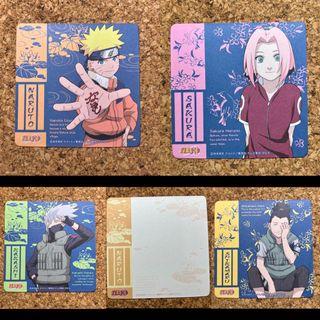Official Naruto Paper Coaster Set (5 pieces) - Php 150  10 sets available