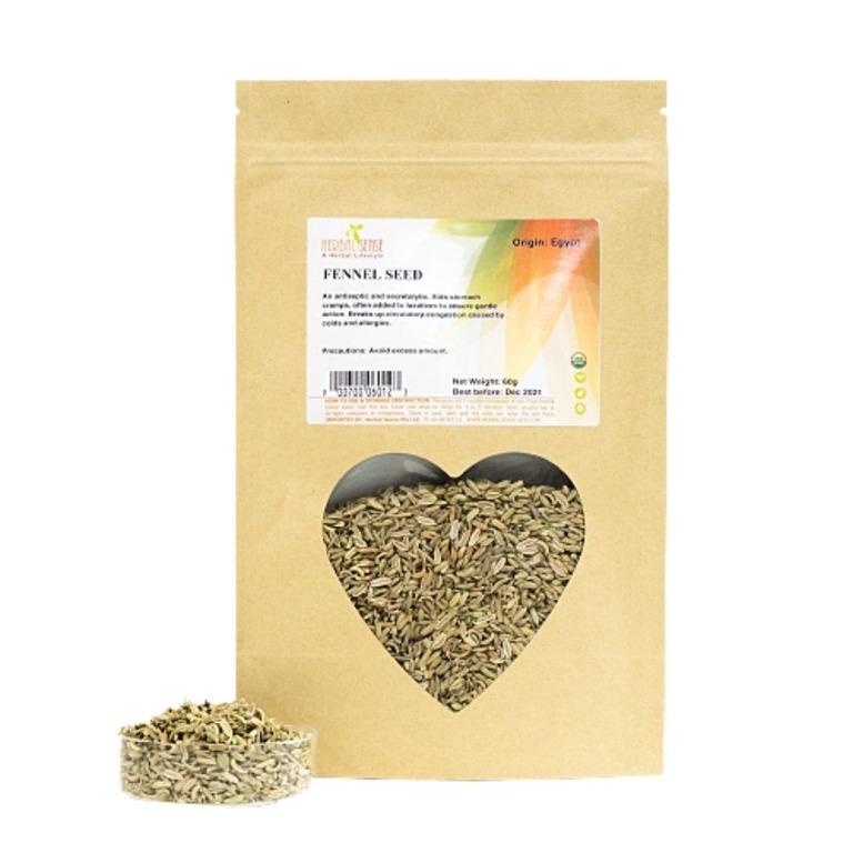 Organic Fennel Seed helps for digestion, bloating stomach, Health