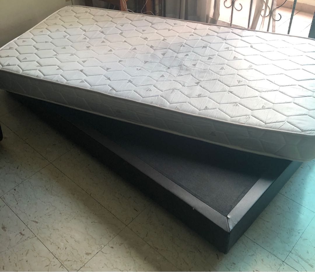 Orthopaedic Single Mattress and Bed Frame, Furniture & Home Living