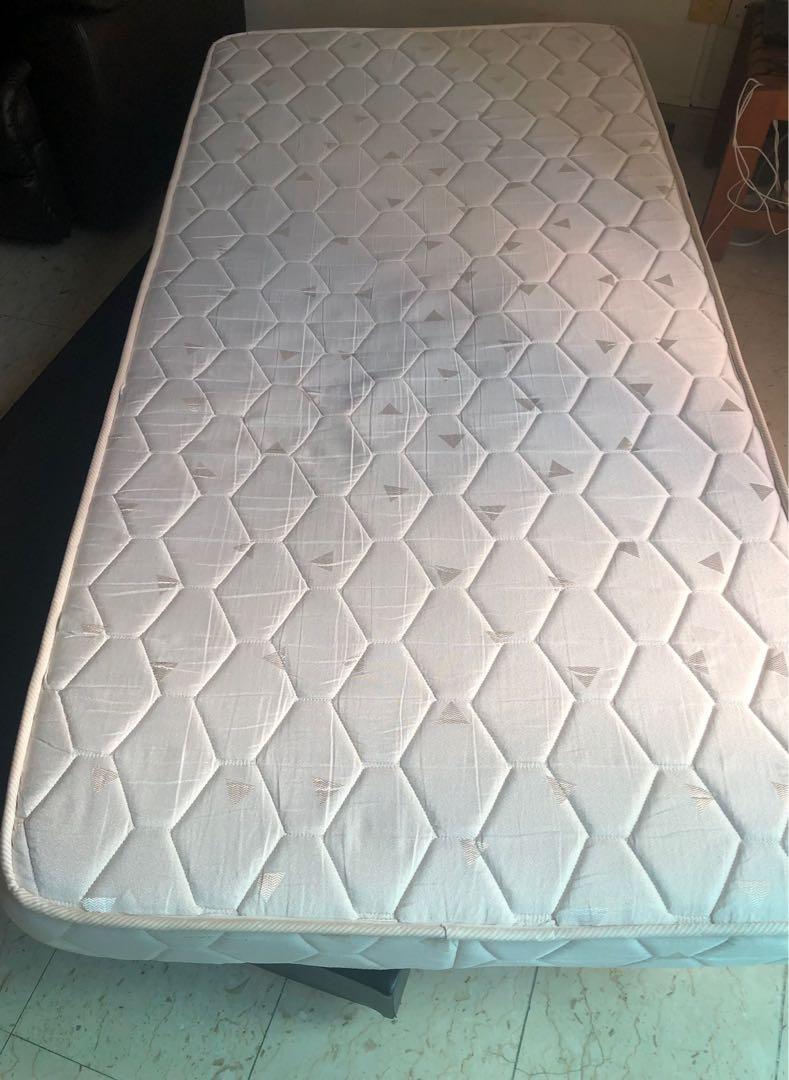 Orthopaedic Single Mattress and Bed Frame, Furniture & Home Living
