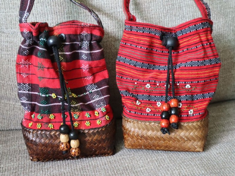 Philippine Native Handwoven Bag with design from the Cordilleras, Women's Fashion, Bags