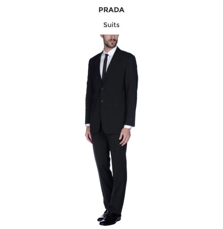 Prada Men's Suit Dark Grey 48 IT (unworn, uncut), Men's Fashion, Coats,  Jackets and Outerwear on Carousell