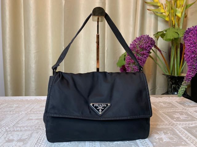 Prada x Cini Boeri Nylon Shoulder Bag, Luxury, Bags & Wallets on Carousell