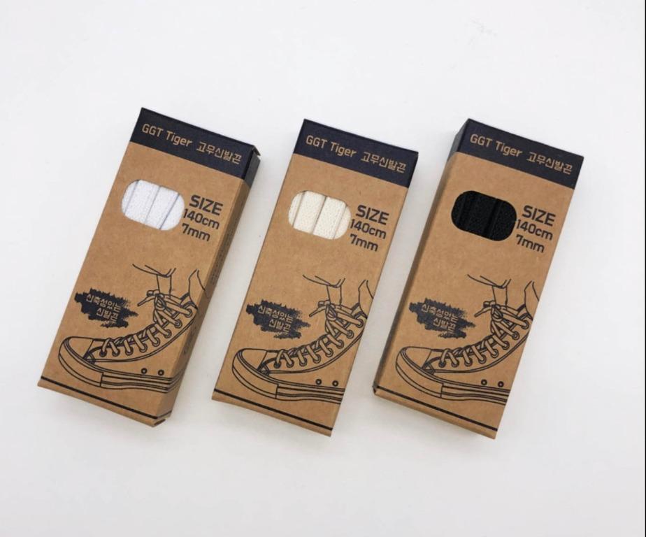 Premium GGT Tiger Rubber Shoelaces for Nike Dunk Low / Jordans (Free Local Shipping), Men's