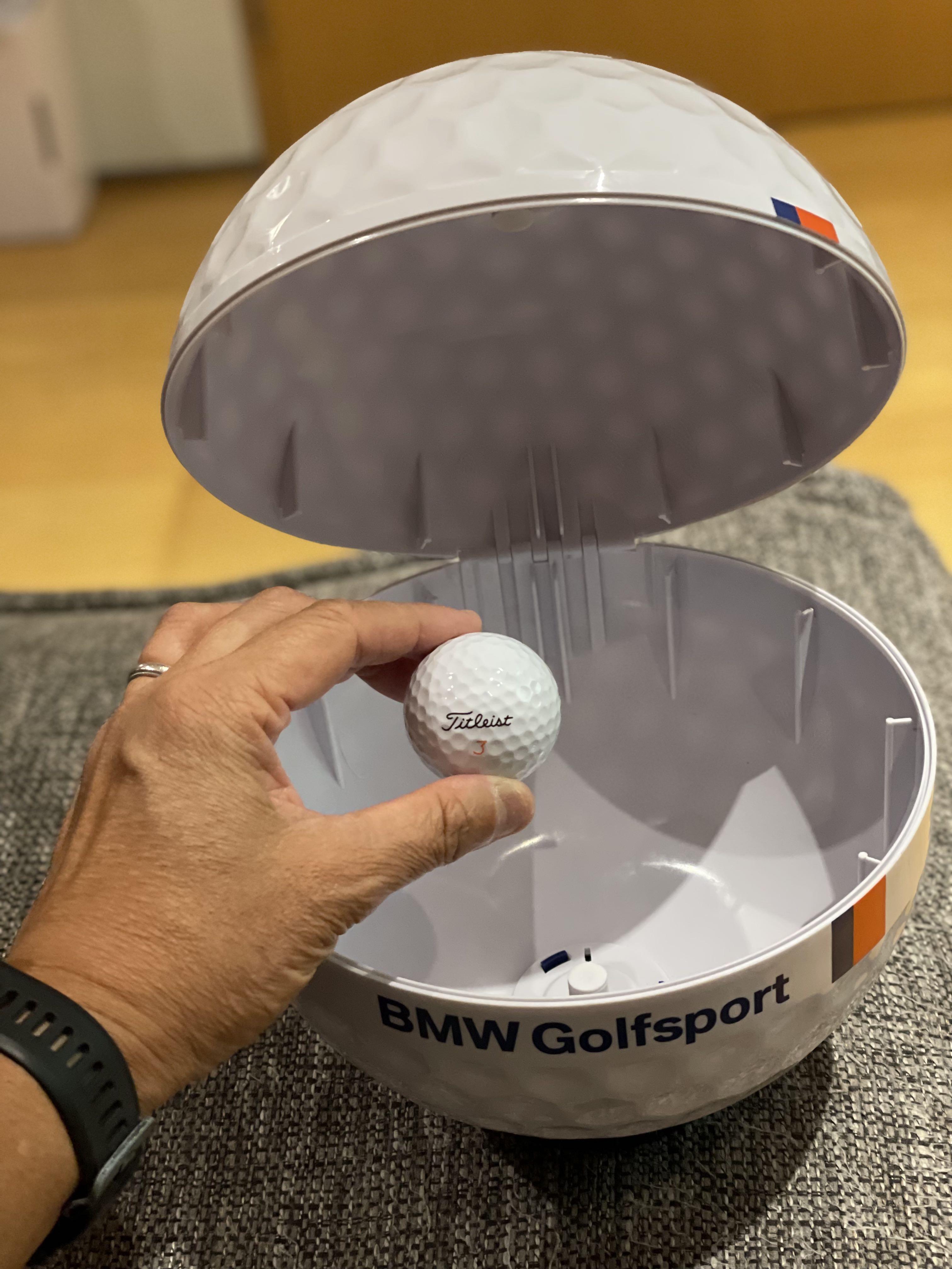 RARE Big BMW Golf Ball (ball collection storage), Sports Equipment, Sports   Games, Golf on Carousell