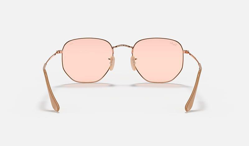 Ray ban new arrivals esagonali rosa