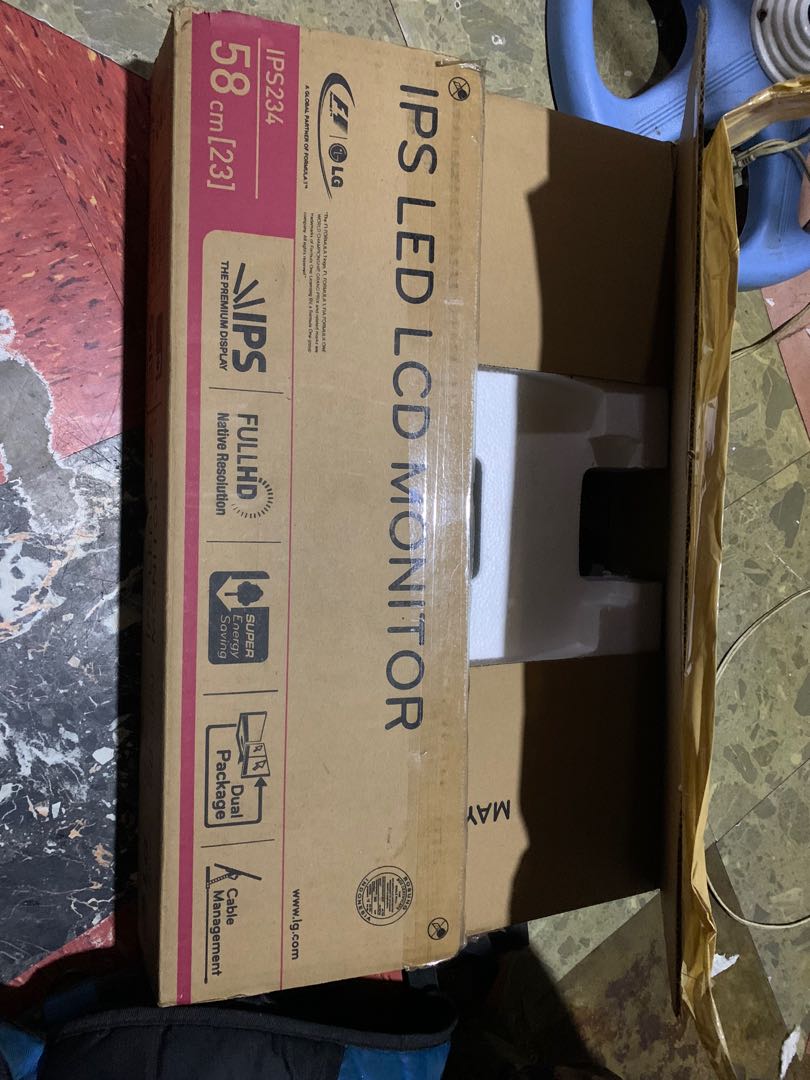 RUSH LG IPS234VPN.AEK MONITOR 1920x1080 60hz (up to 75hz if OC'd thru