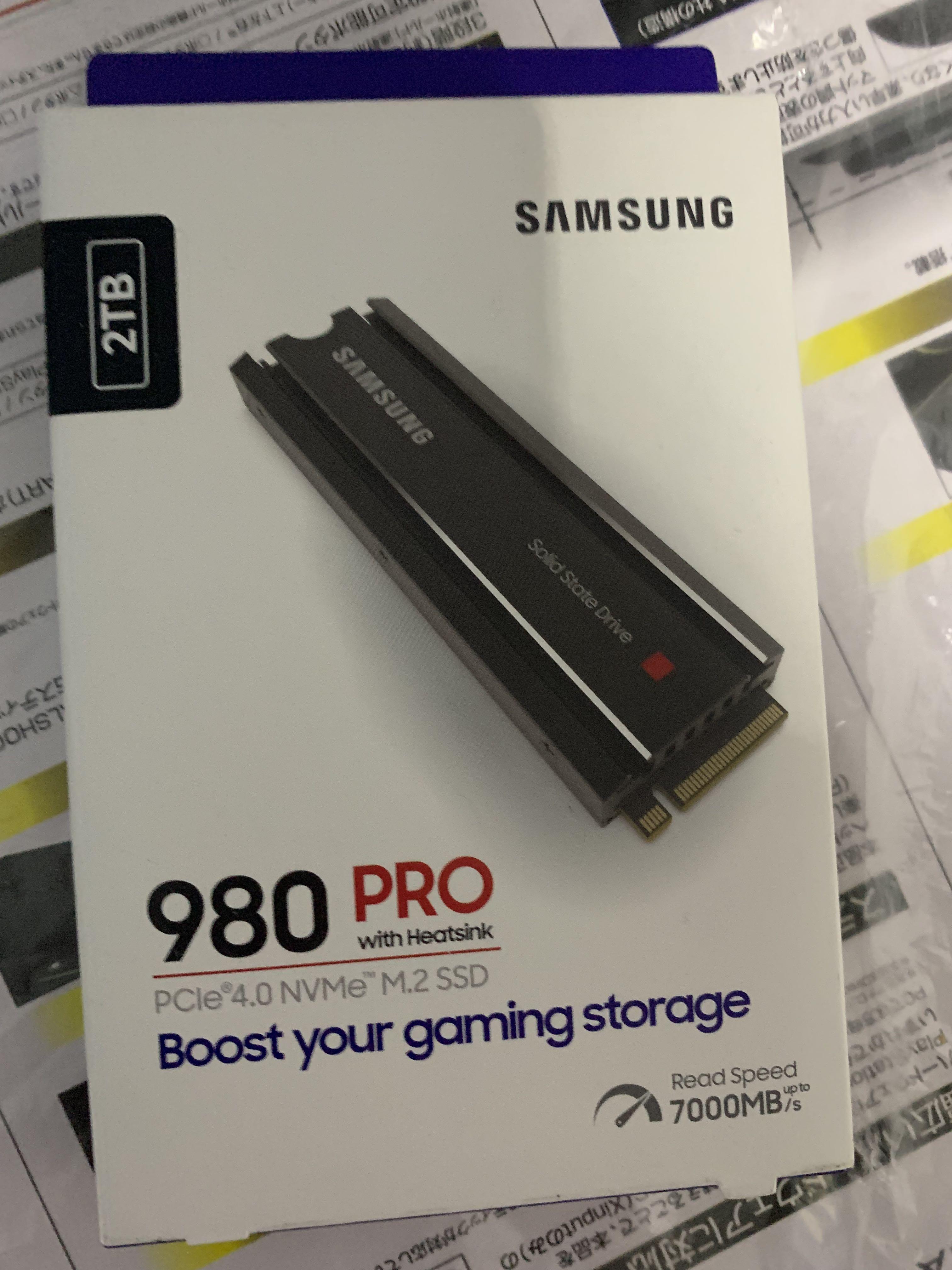 980 PRO 2TB PCIe NVMe 4.0 M.2 Internal SSD (MZ-V8P2T0B)