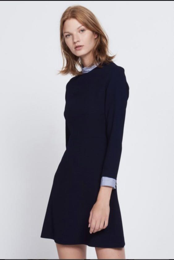 Sandro navy dress