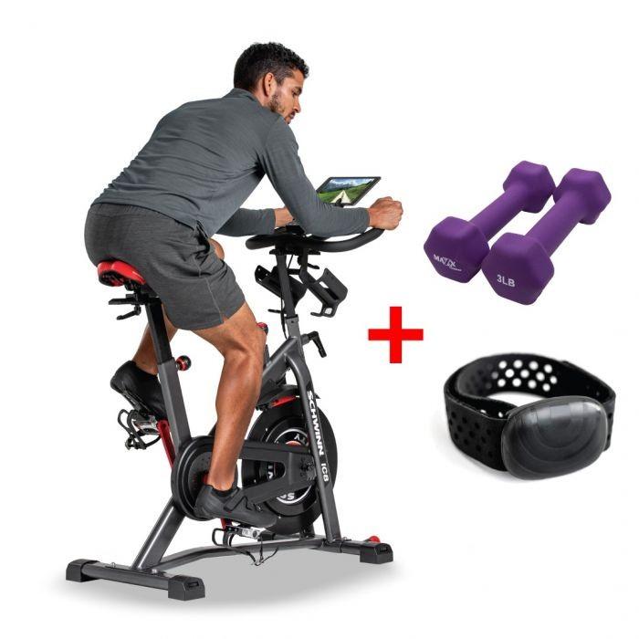 SCHWINN IC8 Zwift Indoor Cycling Heart Rate