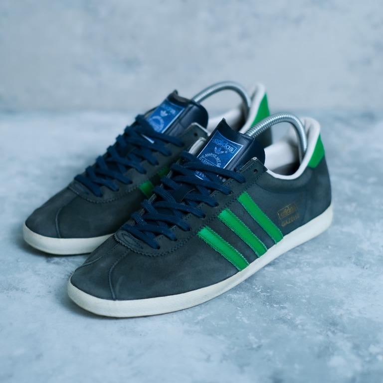 Adidas gazelle online og petrol blue/green