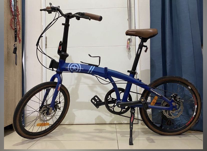 Element folding bike ecosmo captain hotsell america edition