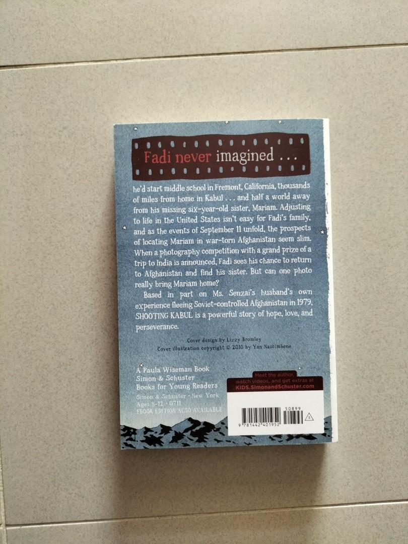 SHOOTING KABUL N.H. Senzai, Hobbies & Toys, Books & Magazines, Fiction