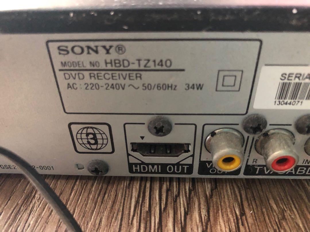 Sony DVD Home Theatre System HBDTZ140, TV & Home Appliances, TV