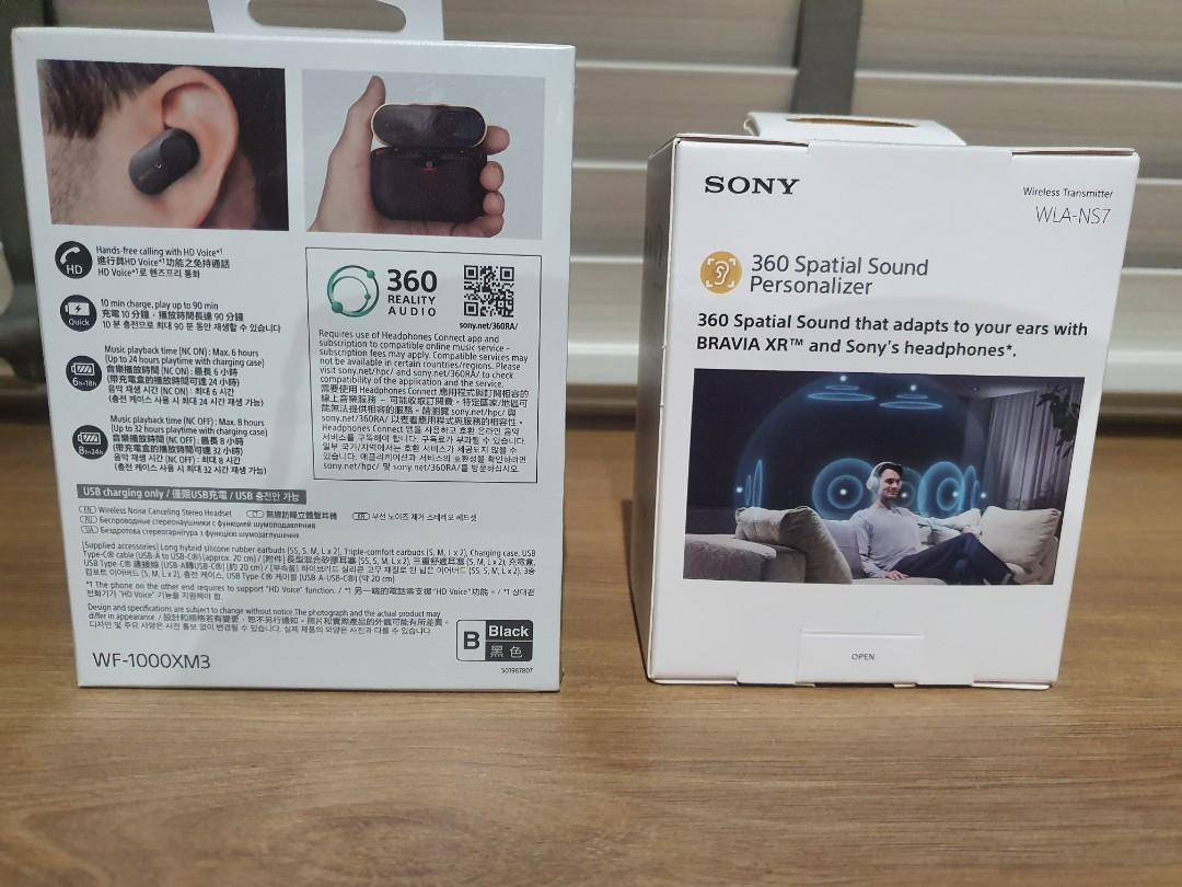 Sony noise cancelling stereo headset and wireless transmitter for