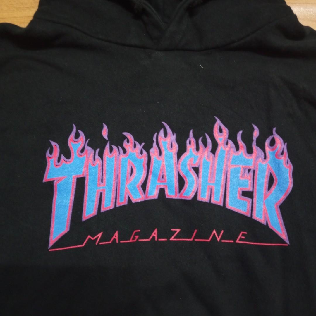 SUPREME X THRASHER FLAME HOODIE