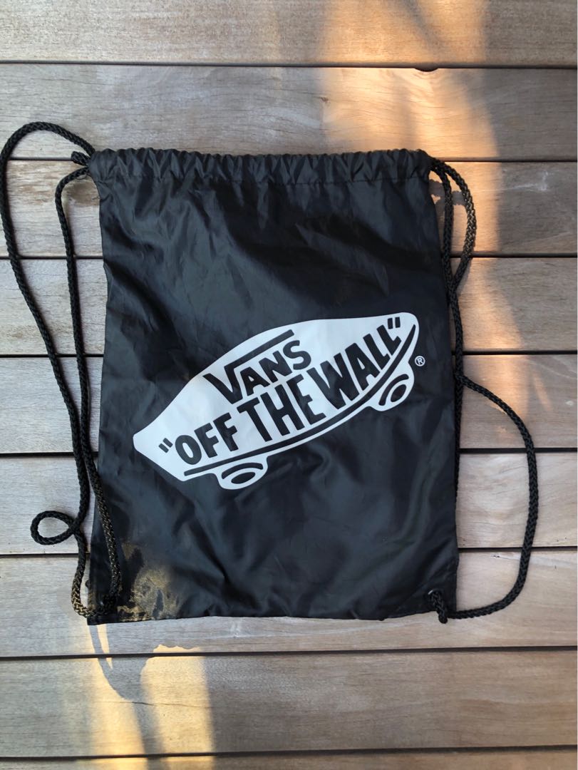 Tas Serut String Bag Vans Ori Fesyen Pria Tas Dompet Ransel