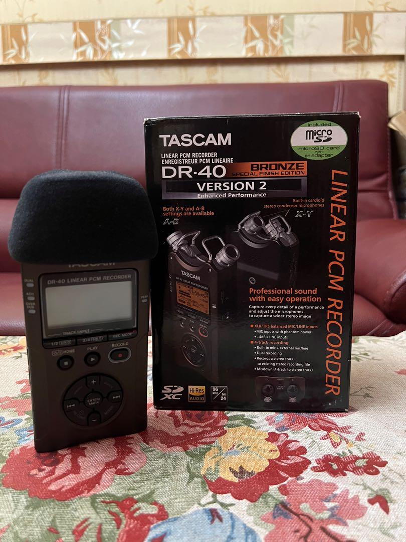 Tascam DR-40 Version 2銅色特別版錄音機, 音響器材, 錄音機- Carousell