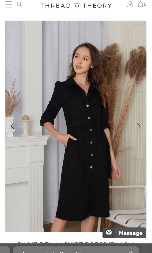 Theory shop denim dress